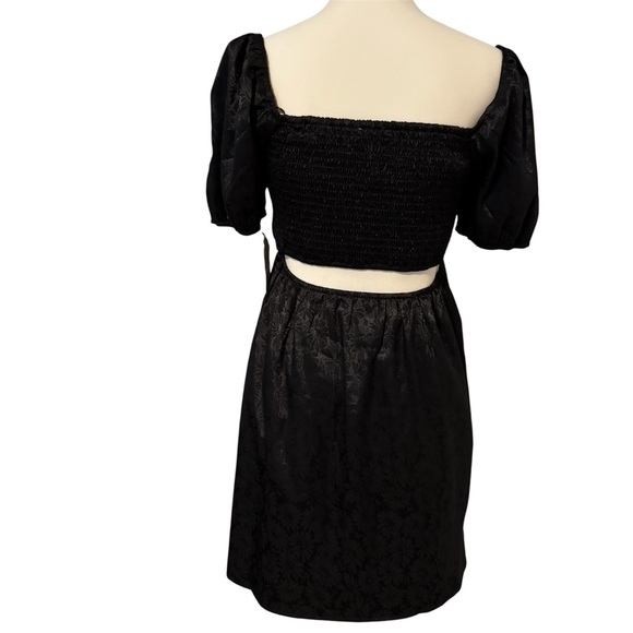 Altar'd State Black Dress with Puff Sleeves | New with Tags - Picture 5 of 10